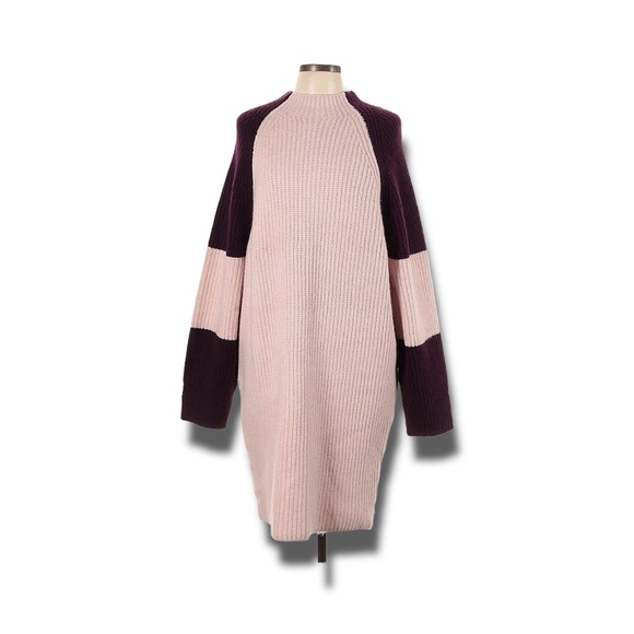 Express Sweater Dress | Long Sleeve | Casual | Ribbed Size Large - Picture 2 of 5